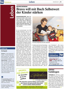 Zeitungsbericht über Herz, öffne dich!