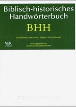 Biblisch-historisches Handwörterbuch BHH, 1 CD-ROM