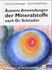 Äußere Anwendungen der Mineralstoffe nach Dr. Schüssler