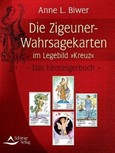 Die Zigeuner-Wahrsagekarten im Legebild "Kreuz"