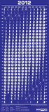 Mini-Mondphasenkalender 2012
