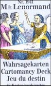 Lenormand Wahrsagekarten, Karten m. dtsch. Anleitung