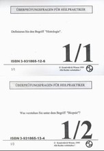 Überprüfungsfragen für Heilpraktiker, Karteikarten