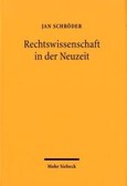 Rechtswissenschaft in der Neuzeit