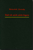 Daß ich mich nicht ärgere