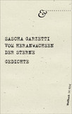 Vom Heranwachsen der Sterne - Die Reihe Bd. 1
