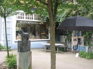 Impression der Bücherschirmreise im Norden: Worpswede