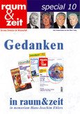 Gedanken in raum&zeit - raum & zeit special 10 Gedanken in raum&zeit - raum & zeit special 10