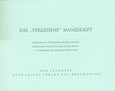 Das "vergessene" Manuskript