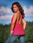 OM Leinen-Longtop, fuchsie L OM Leinen-Longtop, fuchsie L