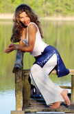 Sarong Kundalini, blau, Gr. M Sarong Kundalini, blau, Gr. M