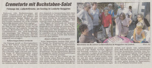Artikel aus der 'Gießener Allgemeine' über das 'Londorfer Laberarthorium'