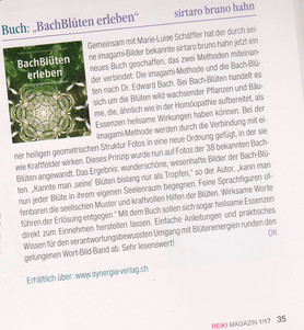 Rezension Reiki Magazin 1/2017 (falls die Darstellung fehlerhaft ist, bitte das Bild anklicken)