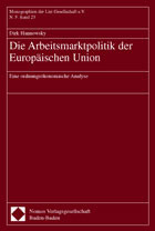 Die Arbeitsmarktpolitik der Europäischen Union
