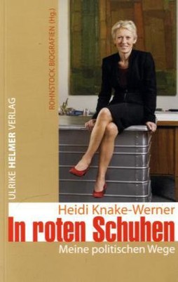 In roten Schuhen