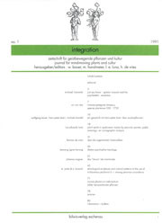 Integration, Heft 1