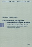 Kant, das Prinzip