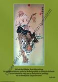 Lao Zi auf dem Tiger reitend Kunstprint der traditionellen chinesischen Malerei Lao Zi auf dem Tiger reitend Kunstprint der traditionellen chinesischen Malerei