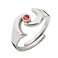 Ring der Erdgöttin - Ring - mit rotem Saphir Ring der Erdgöttin - Ring - mit rotem Saphir